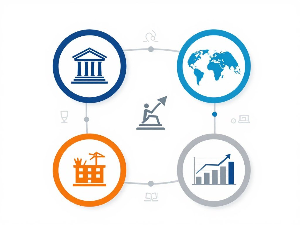 infographic showing multiple factors causing housing market concerns including policy, supply, and demand factors