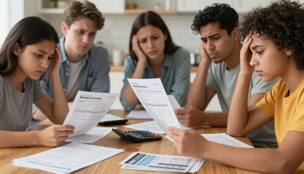 American families and workers affected by economic changes