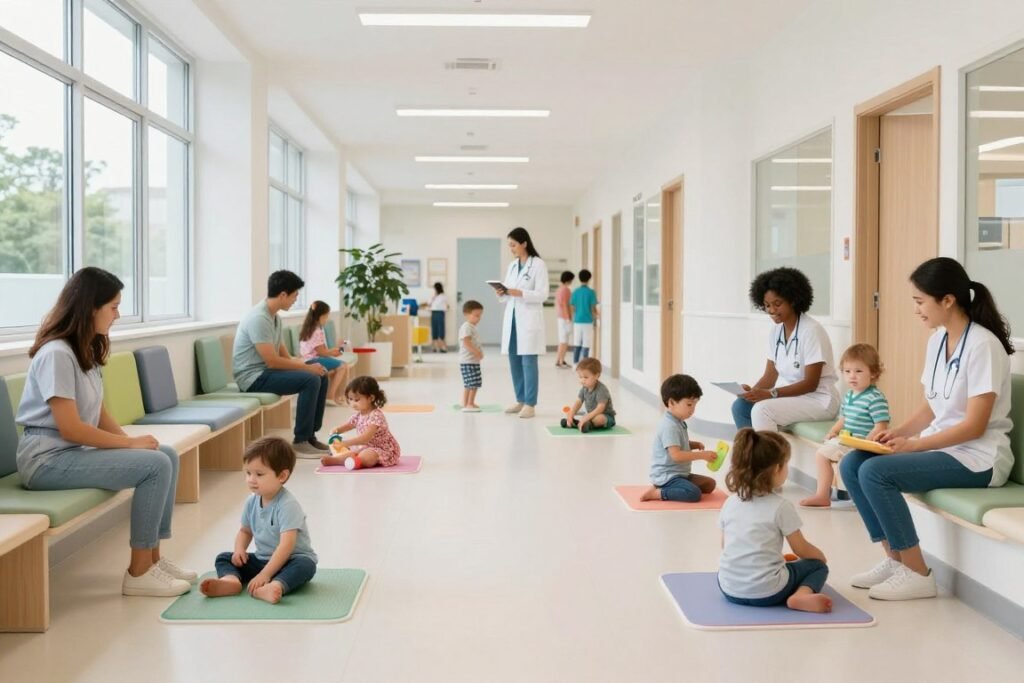 Different age groups of children showing health concerns