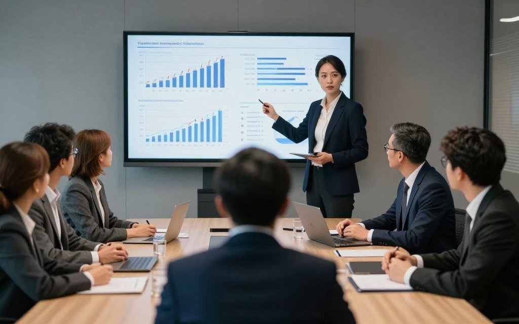 Economic experts and analysts discussing forecasts
