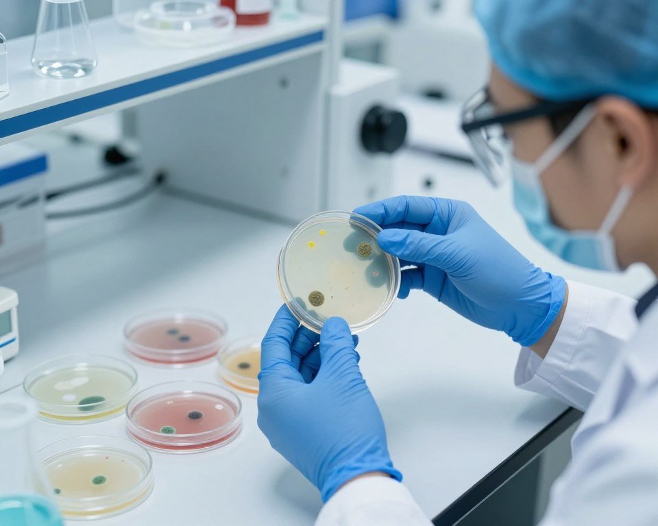 Laboratory testing antibiotic resistance in infectious disease bacteria