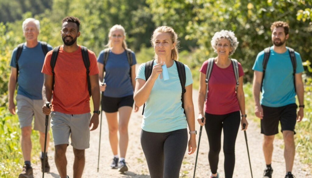Person living actively with controlled asthma