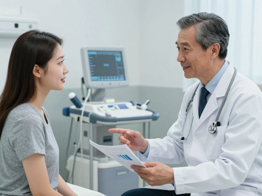 sleep medicine doctor consulting with patient about treatment options