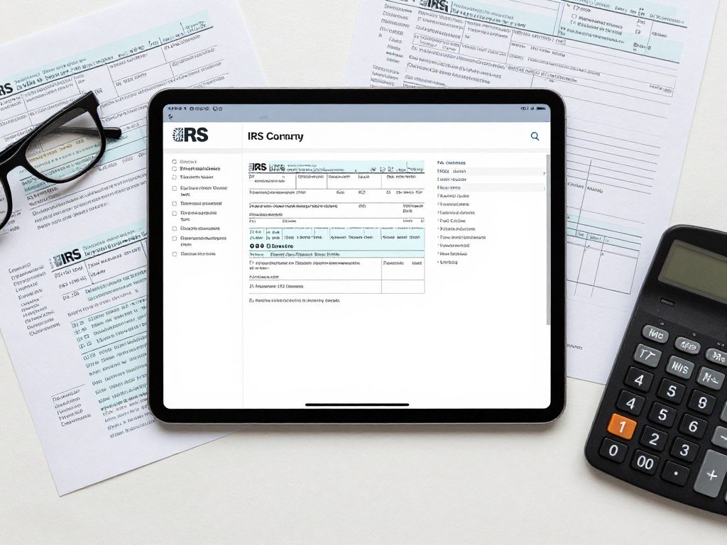 tax return forms with electronic filing and paper filing options illustrated